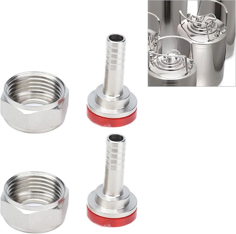 Stainless Steel Beer Keg Coupler For 5 16 Inch Hose Home Brewing Draft System - Image 5