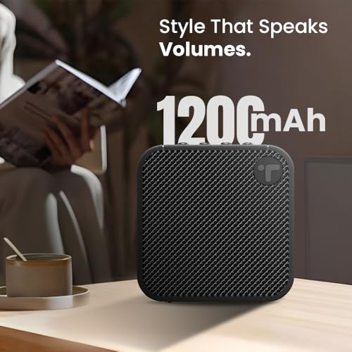 Toreto 10W Bluetooth Speaker, 6 Hours Playtime HD Sound, Bluetooth 5.3v/USB/TF Card/Aux in, Speaker for Phone, Laptop, Tablets, Type C Fast Charging Easy Controls, Portable Speaker (Jolly+, White) - Image 5