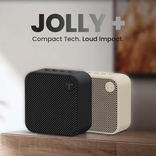 Toreto 10W Bluetooth Speaker, 6 Hours Playtime HD Sound, Bluetooth 5.3v/USB/TF Card/Aux in, Speaker for Phone, Laptop, Tablets, Type C Fast Charging Easy Controls, Portable Speaker (Jolly+, White) - Image 2