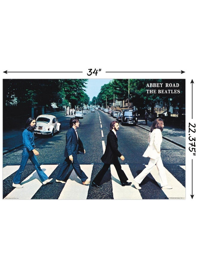 Trends International Trends International BeatlesAbbey Road Wall Poster 22375 x 34 Unframed Version Bedroom  - Image 3