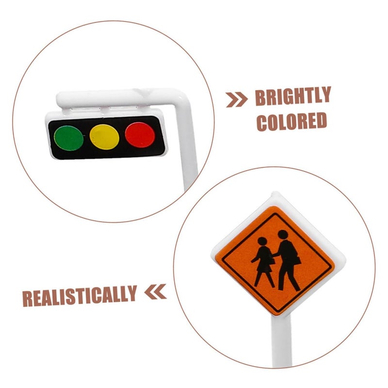 56 Piece DIY Traffic Sign Playset Educational Toy for Kids Motor Skills Development - Image 4