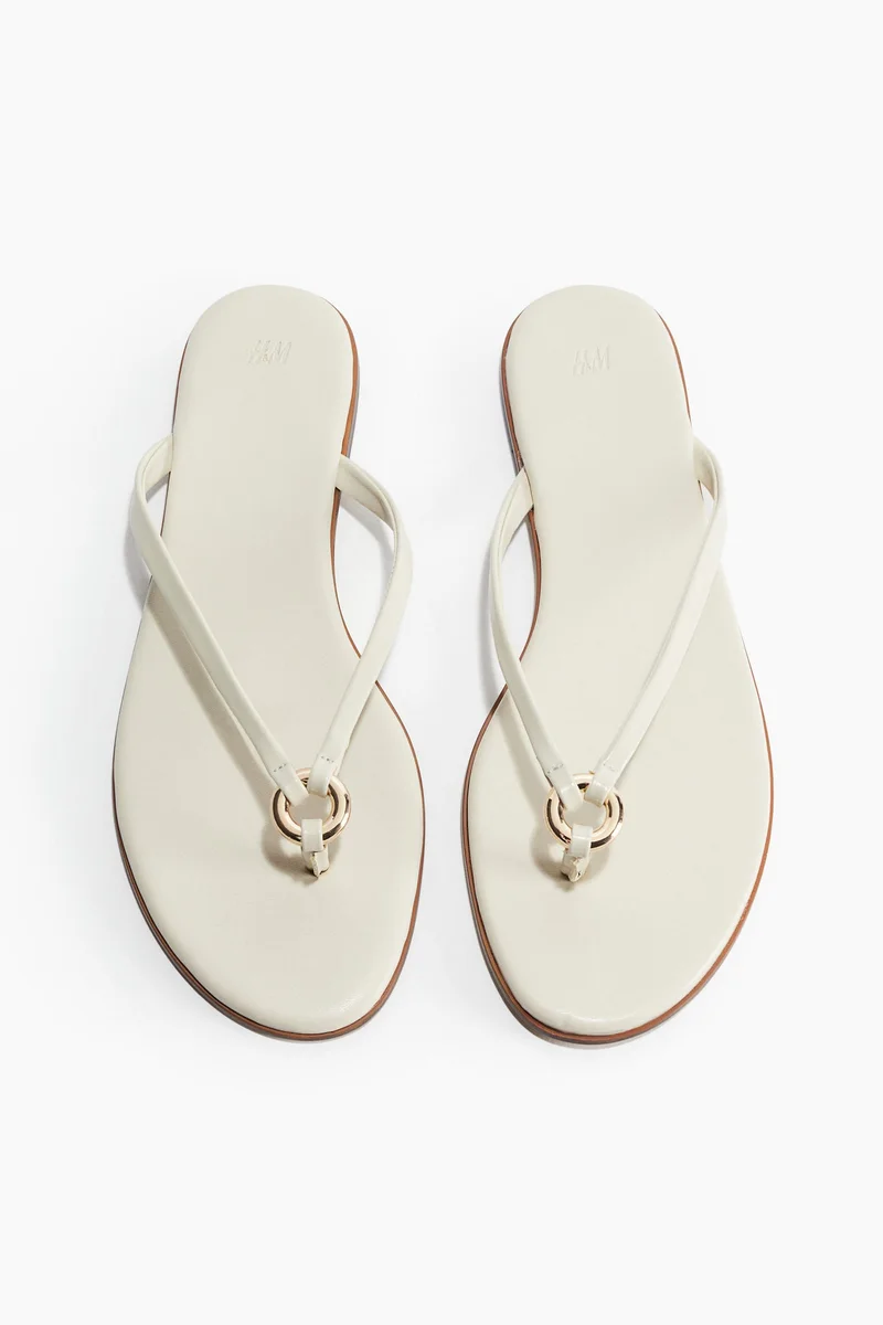 H&M Ring-Detail Flip-Flops