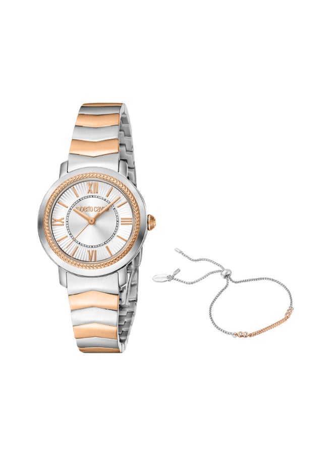 roberto cavalli Women's Analog Stainless Steel Wrist Watch RC5L056M0105 SET - 23 Mm  - Image 3