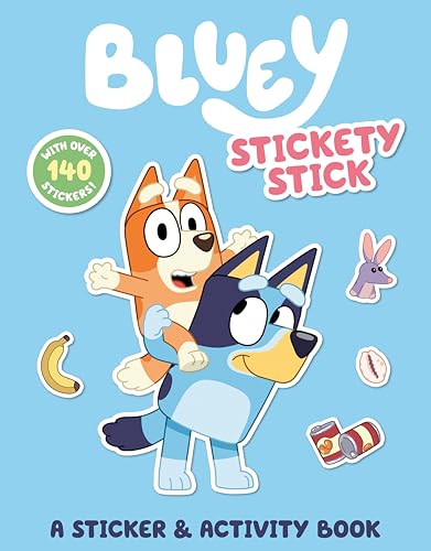 Bluey Stickety Stick A Sticker & Activity Book By Penguin Young Readers Licenses Paperback