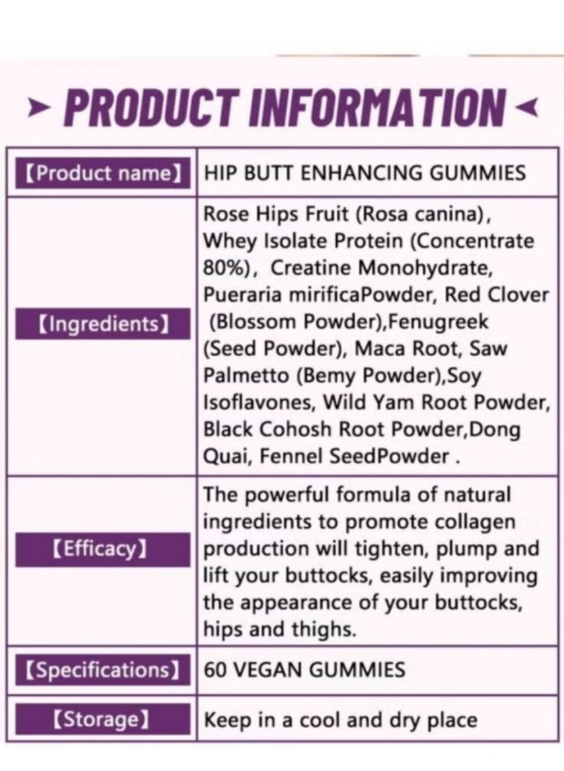 Wins Town Wins Town Natural Curve Enhancement Capsules – Herbal Formula for Firm, Sculpted Curves with Collagen Boost & Fat Transfer Support – 11 Pure Ingredients, Caffeine-Free  - Image 4