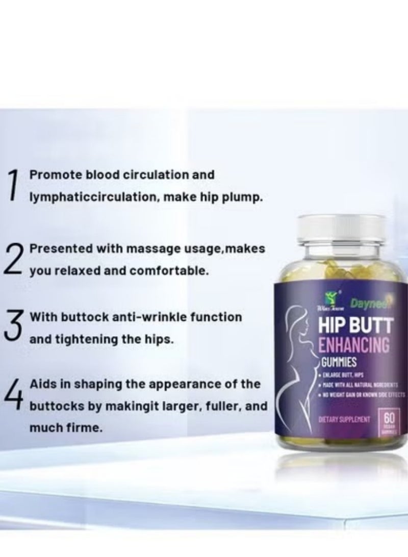 Wins Town Wins Town Natural Curve Enhancement Capsules – Herbal Formula for Firm, Sculpted Curves with Collagen Boost & Fat Transfer Support – 11 Pure Ingredients, Caffeine-Free  - Image 3