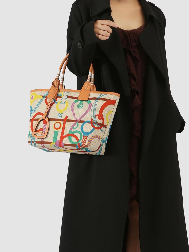 Canvas Printed Bag Tote Bag Fashionable Garden Bag Texted Shoulder Bag Women'S Handmade Horse-Loving Women'S Bag - Image 3
