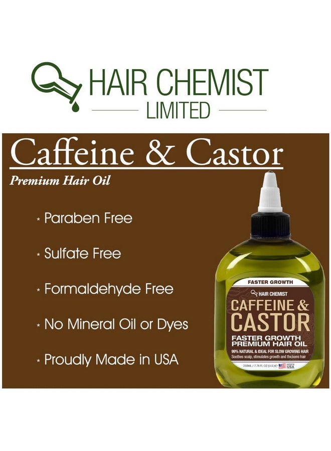 هير كيمست زيت، 7.1 أونصة - زيت نمو الشعر السريع بالكافيين والخروع للجنسين البالغين - Image 2