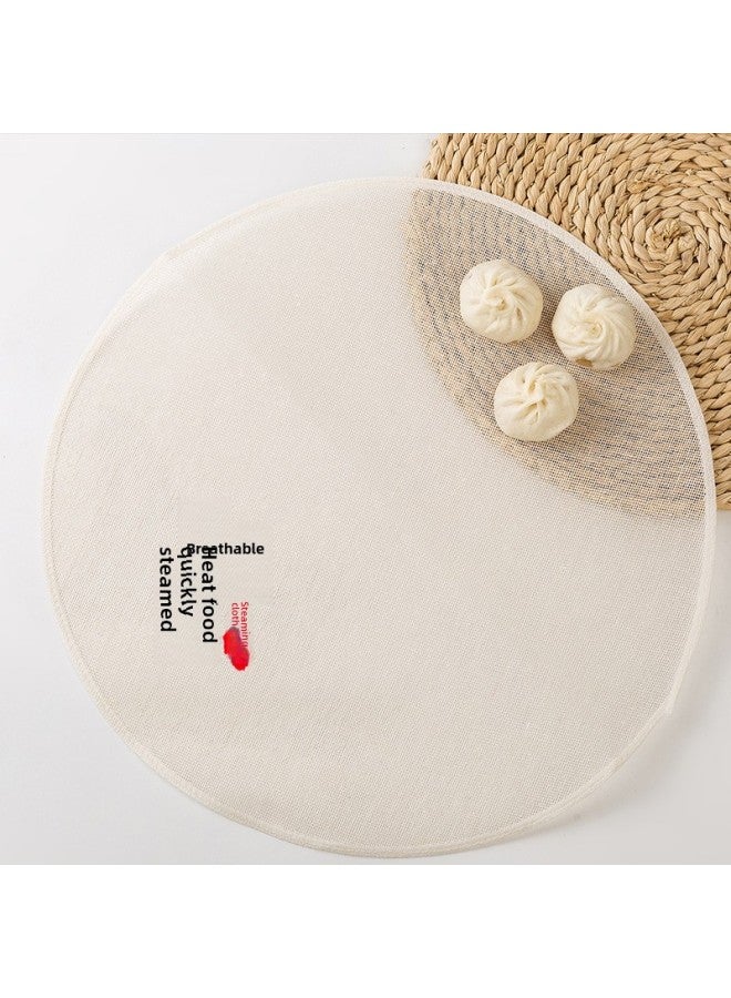 Pure Cotton Steamer Cloth Steamed Rice Gauze Food Grade Cage Cloth Drawer Cloth Steamer Pad Non-stick Sand Cloth Tofu Filter Cloth Household-Size:10 Sheets [26cm] - Image 2