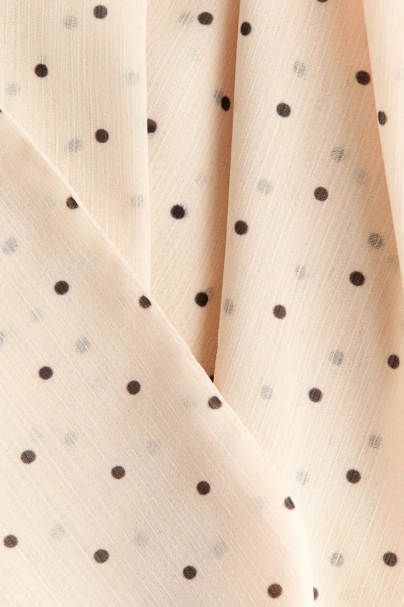 H&M Tiered tie-detail top