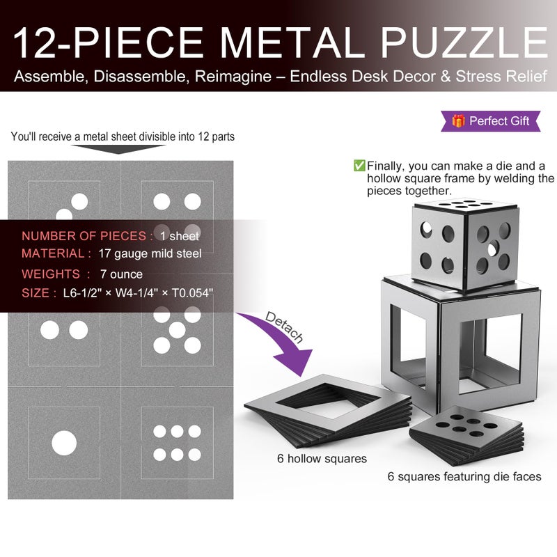 WelderElite 12-Piece Welding Practice Coupons Steel, 17 Gauge Thickness, Comprehensive Welding Training Kit, Enhancement Welding Skill Steel - Image 4