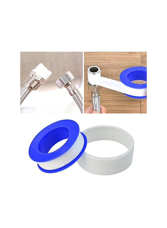 PROMASS 10 rolls waterproof Flexible Sealing Tape ，Teflon Tape for Plumbers Plumbing，Home Shower Head, Water Pipe Sealing，Faucets Showers Hoses， Water pipe Leakage Repairing Supplies - Image 2
