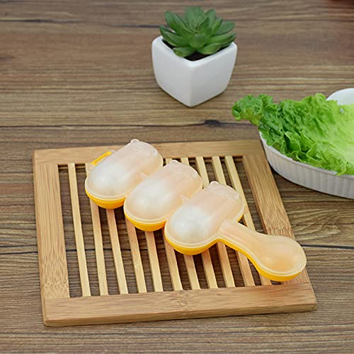 MEETSWEET Rice Ball Mold,Rice Ball Shaker, Ball Shaped Kitchen Tools DIY Lunch, Maker Mould Food Decor for Kids, Mold With a Mini Rice Scoop（yellow）… - Image 5