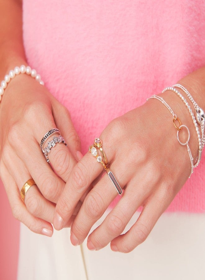 Silpada 'Falling Water' Silver-Plated Hematite Beaded Bracelet in Sterling Silver, 7.5" (4mm) - Image 5