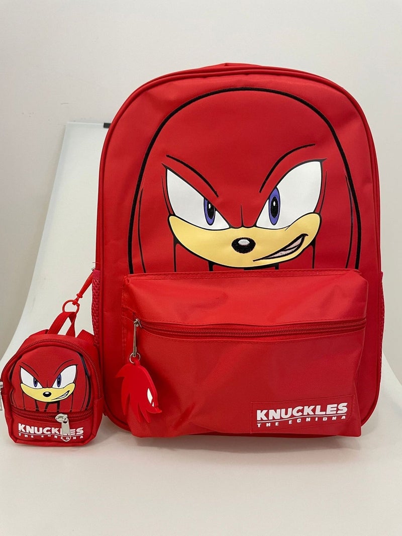 Sonic Backpack for Boys and Girls - 16 Inch, Adjustable Straps, Padded Back