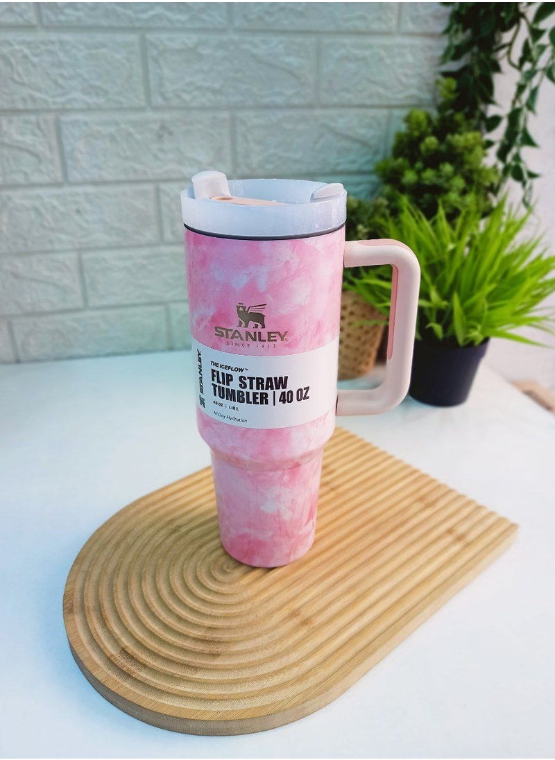Stanley Stanley Quencher H2.0 FlowState Stainless Steel ( pink marble)  - Image 3