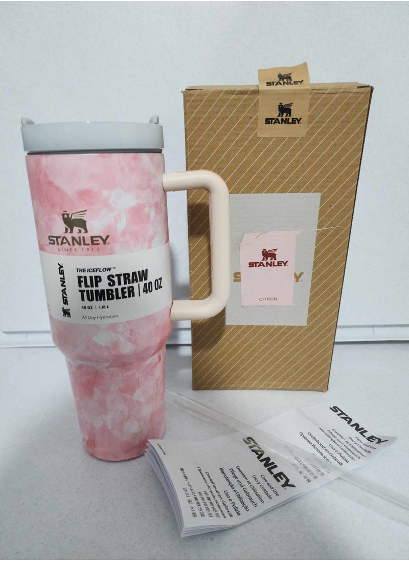 Stanley Stanley Quencher H2.0 FlowState Stainless Steel ( pink marble)  - Image 5