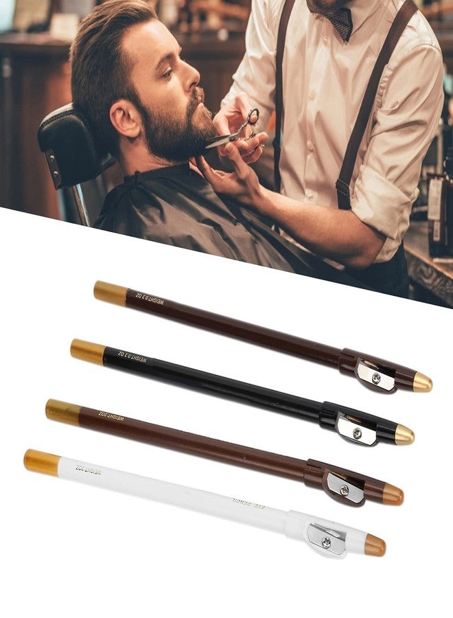 Naroote Barber Pencil, 4PCS Beard Pencils With Sharpener Hairline Pencil For Men barber accessories Hairline Pencils for Shaping and Styling - Image 3