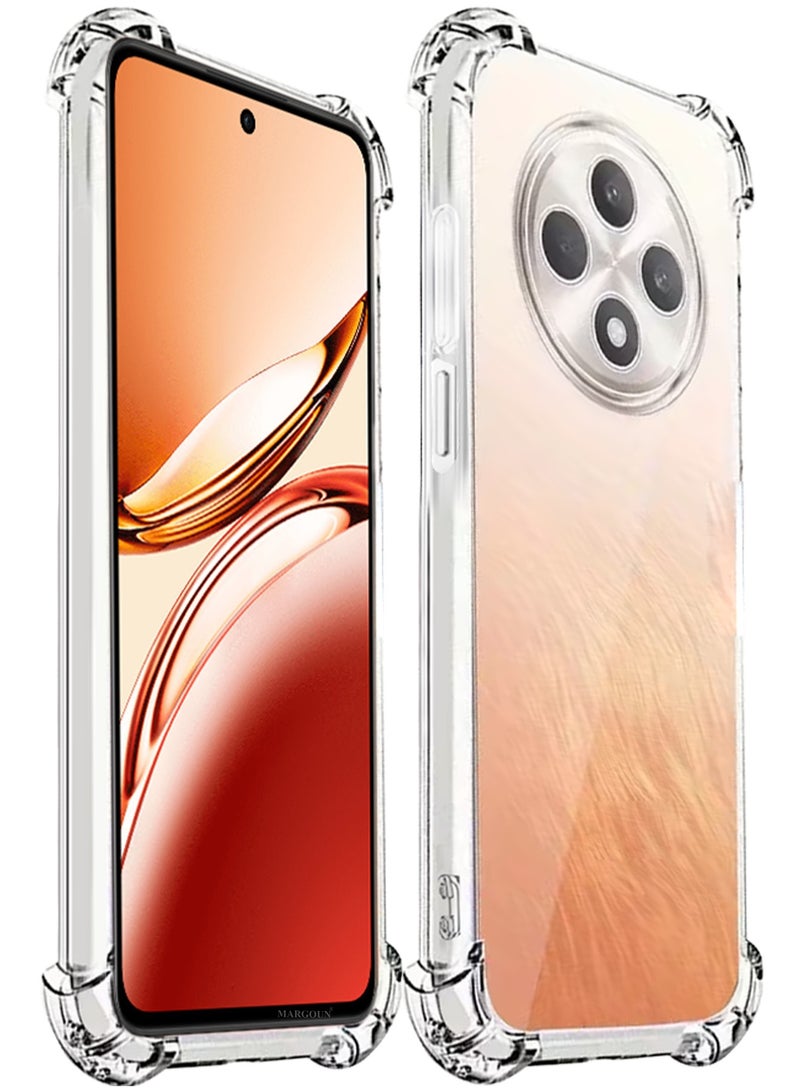 CATANES Gorilla Shockproof Clear TPU Case Cover for Oppo Reno 12F 5G – Air Cushion Corners & Raised Camera Guard - Image 2