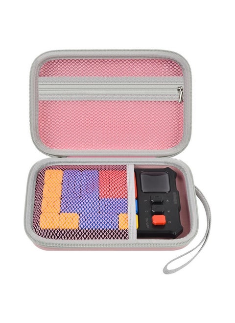 Case Compatible With Giiker Super Slide Brain Games, Brain Teaser Puzzles Organizer Storage Bag, Flow Slider Puzzle Game Holder (Pink)