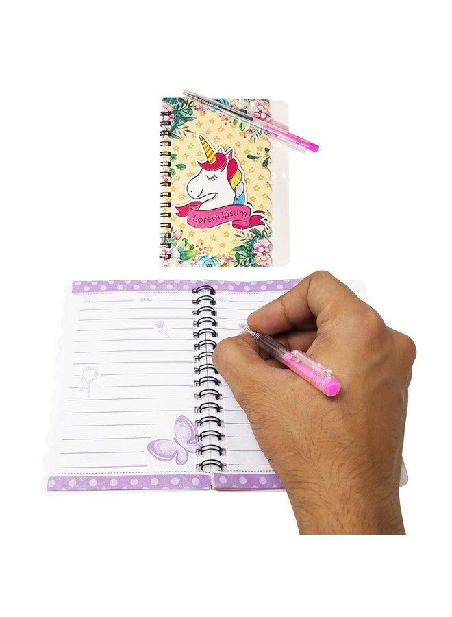 PARTEET Mix Stationary Gift Set Birthday Party Return Gift For Kids (Diary With Pen 12Pc) - Image 4