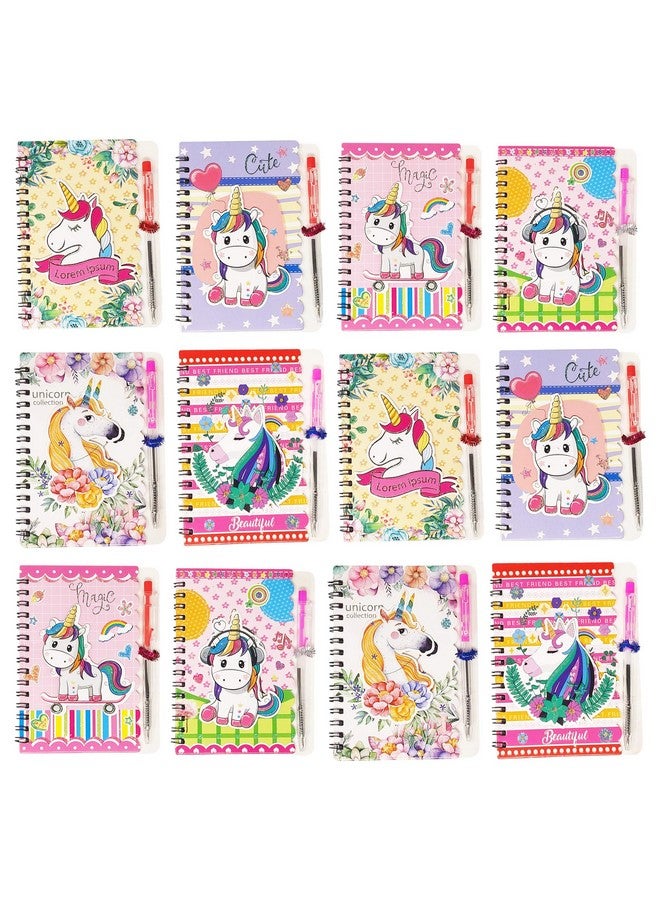 PARTEET Mix Stationary Gift Set Birthday Party Return Gift For Kids (Diary With Pen 12Pc) - Image 1
