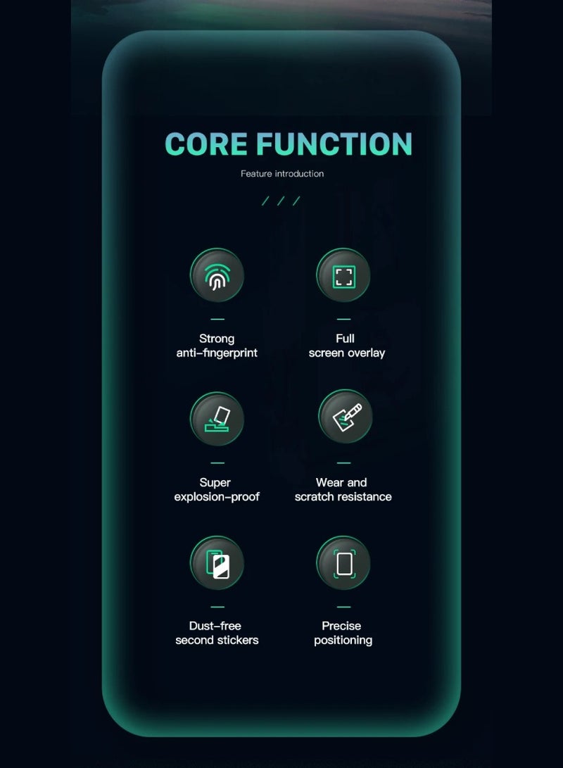 Digi Core واقي شاشة من الزجاج المقسى لهاتف iPhone 14 Plus مقاس 6.7 بوصة طقم تثبيت سهل محاذاة تلقائية صلابة 9H 99.99% HD واضح خالٍ من الفقاعات iPhone 14 Plus شاشة زجاجية مستخرجة للغبار زجاج سحري 5D - Image 4