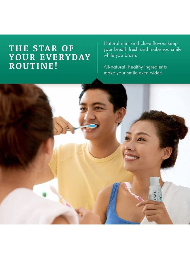 سبرين جين معجون أسنان سبرينجين بالفلورايد الطبيعي لأسنان ولثة صحية | معجون أسنان طبيعي لحماية الأسنان من التسوس | عبوة من 4 قطع - Image 4