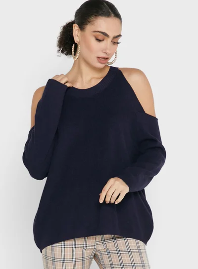 Ginger Sweater With Cold Shoulder