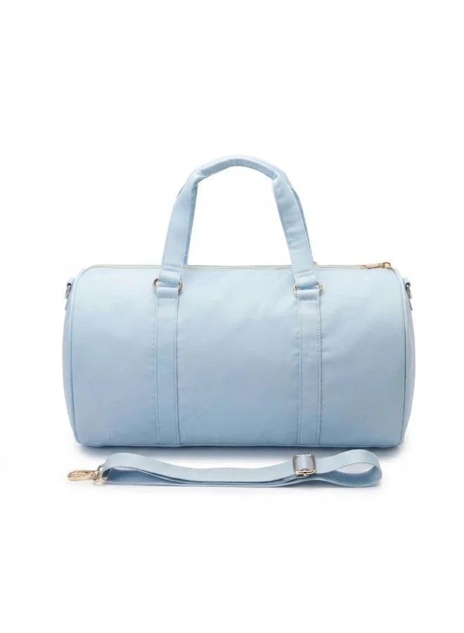 القبيلة السعيدة Baby Blue Duffle Bag