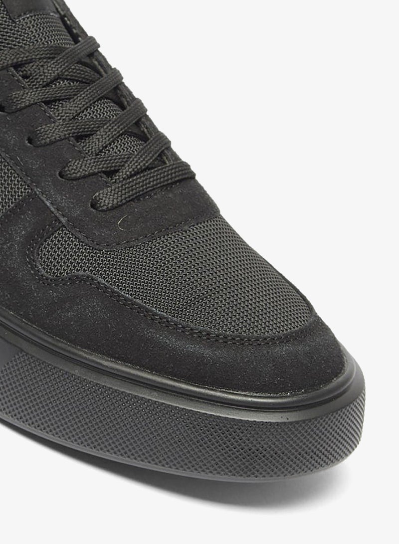 LBL by Shoexpress Men's Textured Sneakers with Lace-Up Closure - Image 5