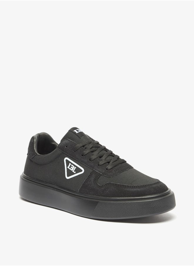LBL by Shoexpress Men's Textured Sneakers with Lace-Up Closure  - Image 1