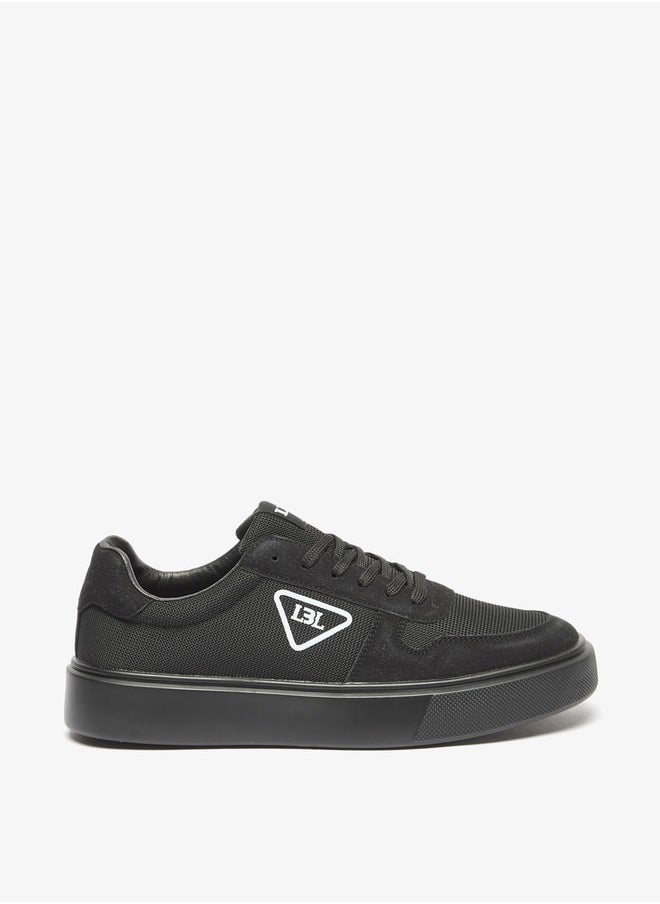 LBL by Shoexpress Men's Textured Sneakers with Lace-Up Closure  - Image 3
