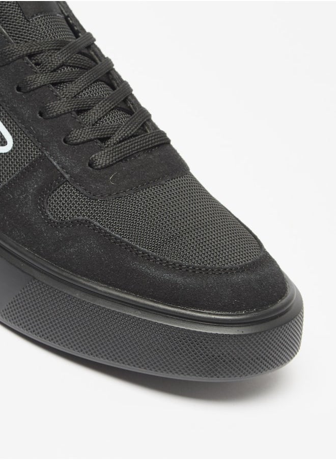 LBL by Shoexpress Men's Textured Sneakers with Lace-Up Closure  - Image 5
