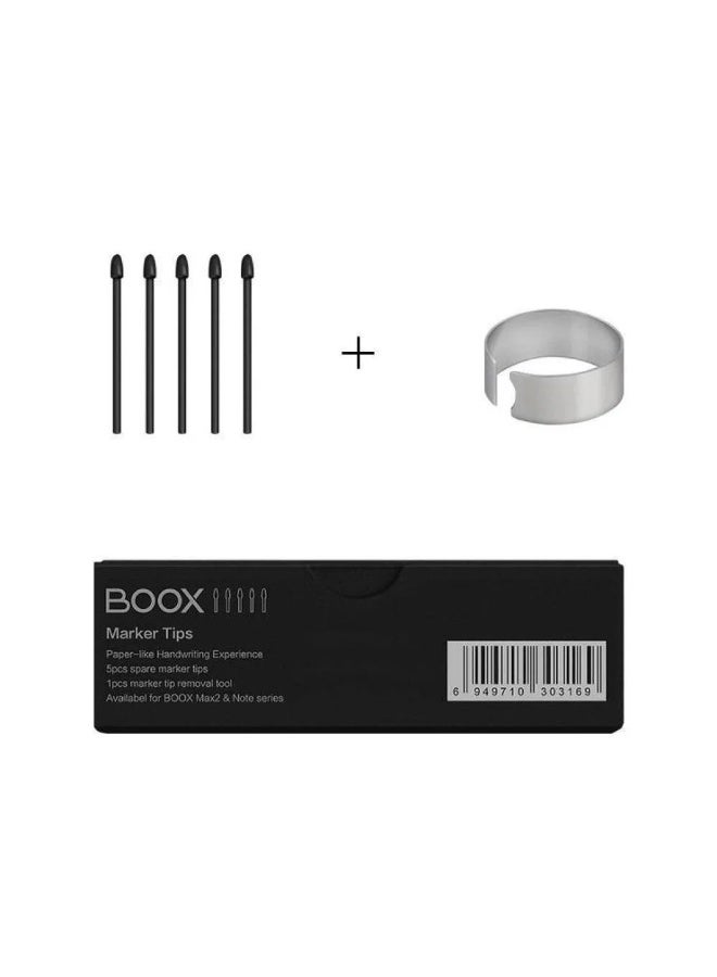 BOOX Replacement Pen Tips for Pen2 Pro Pen Plus Original Stylus Nibs for E-Ink Tablet, Digital Notebook ePaper Devices with Paper-like Writing Feel and Removal Tool