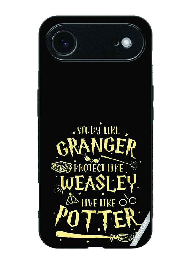 COVERSCART Protective Case Cover For Apple iPhone 17 Air Harry Potter Design Black