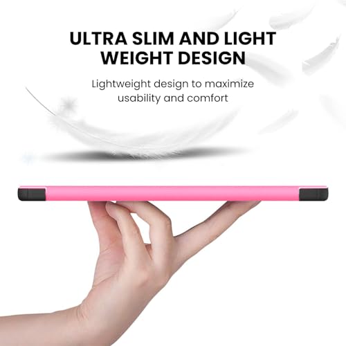 MOCA Case for Xiaomi Mi Pad 8/8 Pro Mi Pad 7/7 Pro 11.2 Inch Tablet, Magnetic Flip Stand Cover with Stylus Holder, Transparent Back, Auto Wake/Sleep, Slim Shockproof Protective Shell (Water Melon) - Image 3