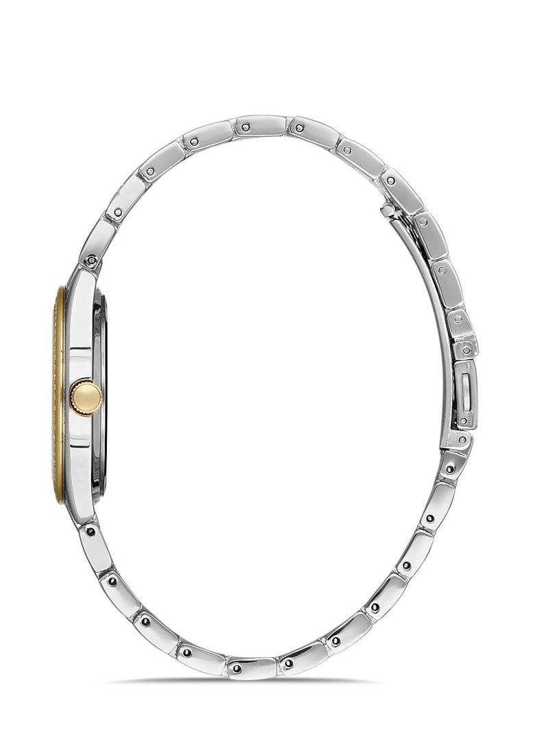 OMAX - Omax Women's Gold Luxury Wrist Watch, Watches for Women, Stainless Watches, Steel Band, Scratchless Round Dial, Waterproof Watch, 1 Year Warranty - Image 1