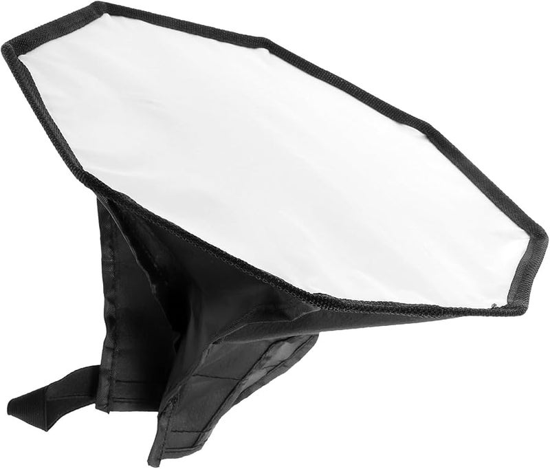 30Cm Octagonal Camera Flash Softbox Diffuser With Black White Fabric For Photography Video - Image 1