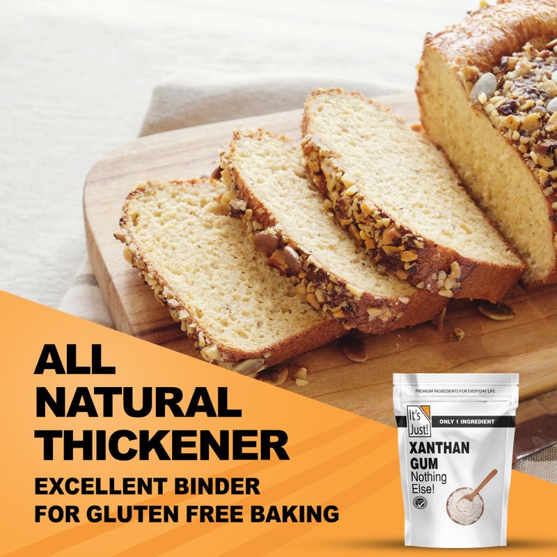 It's Just! It's Just - Xanthan Gum, 8oz, Batch Tested Gluten Free, Keto Baking, Non-GMO, Thickener for Sauces, Soups, Dressings, Packaged in USA - Image 3