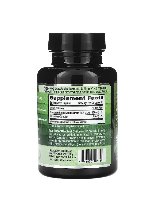 Emerald Laboratories Emerald Laboratories, European Grape Seed Extract, 90 Vegetable Caps  - Image 2