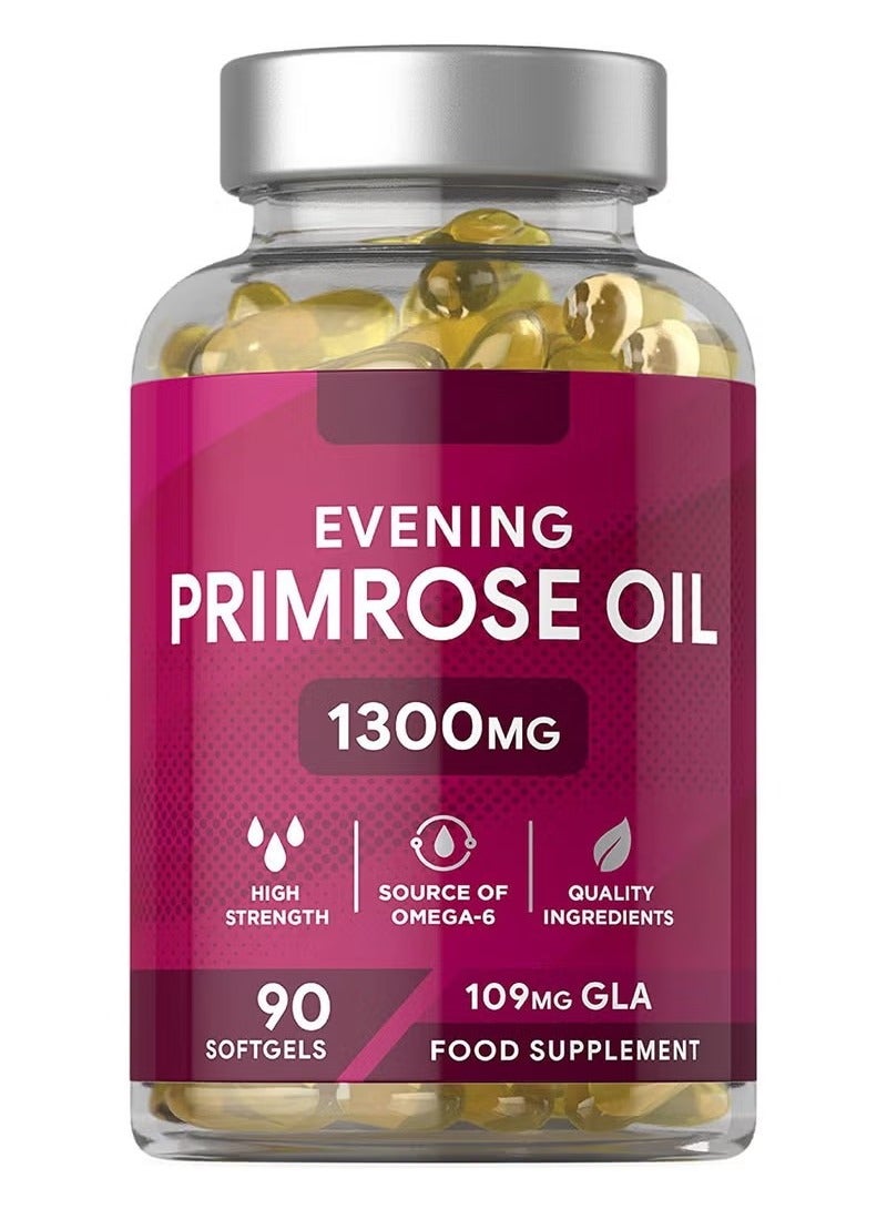 BIYODE High-Performance Evening Primrose Oil Softgels - 1300mg Ultra-Concentrated Formula, 90 Count - Premium Omega-6 Supplement Customized for Women’s Health  - Image 2