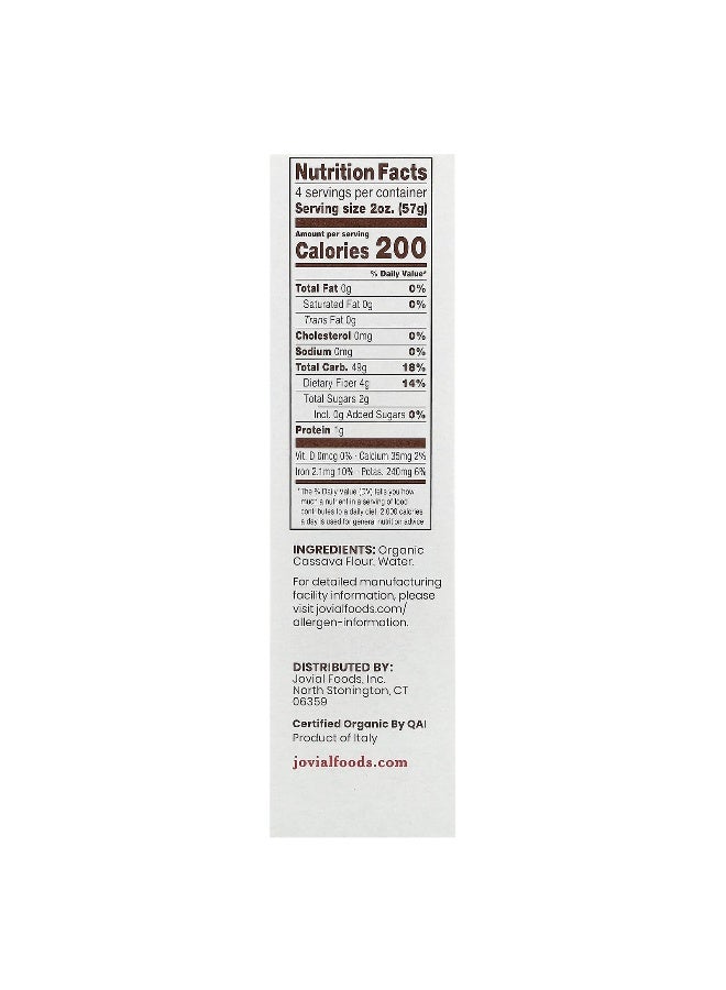 Jovial Jovial, Organic Gluten Free Pasta, Cassava Fusilli, 8 oz (227 g) - Image 2