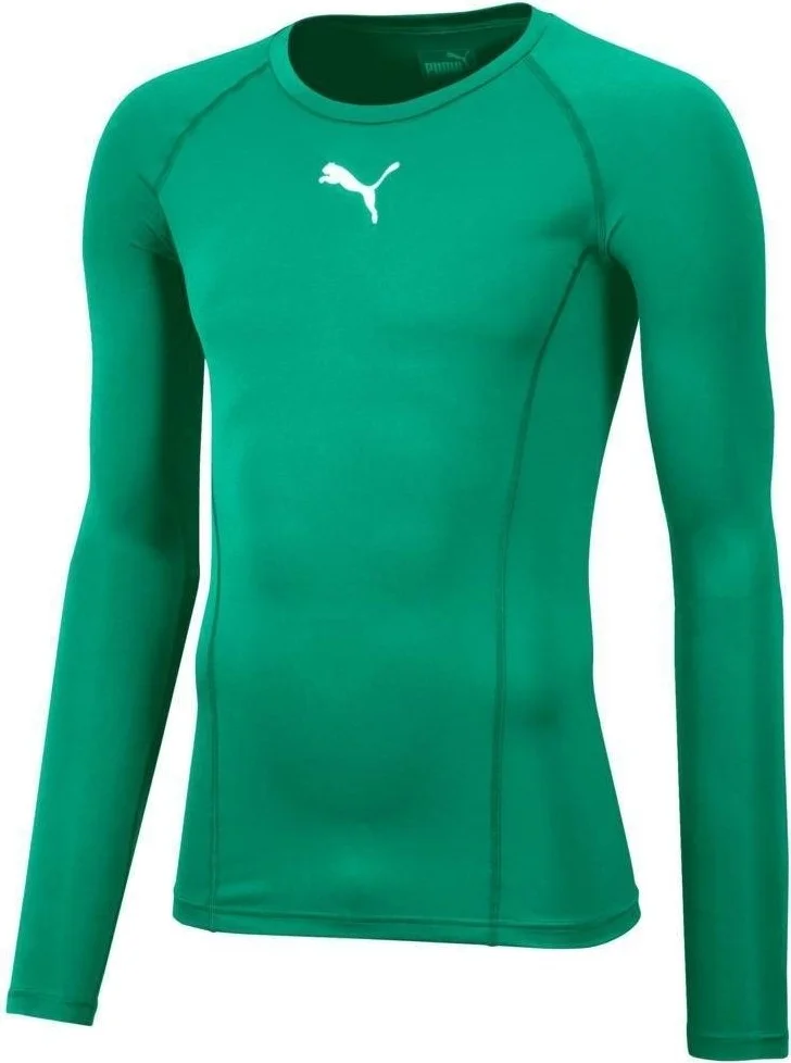 بوما Men's Long Sleeve T-Shirt Liga Baselayer 65592005 Green