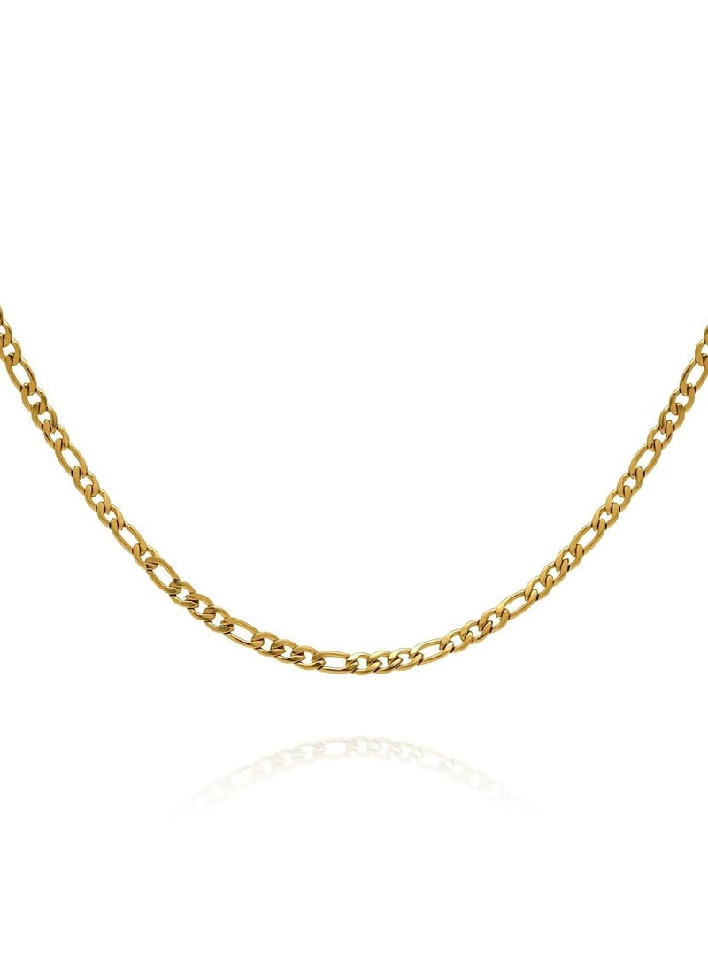 Clé de Lune Empty Chain Necklace- Gold  - Image 1