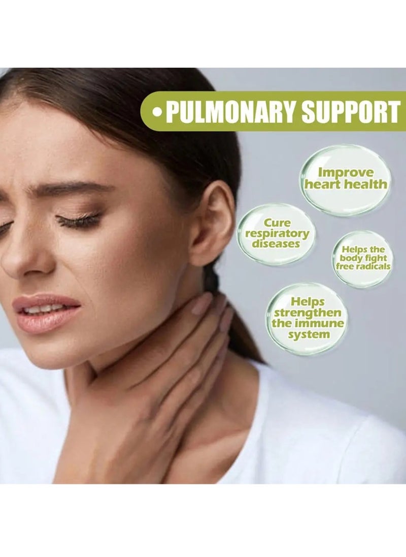 OUHOE Herbal Respiratory Support Spray, Breath Detox Herbal Lung Cleansing Spray, Non-irritating Herbal Lung Cleansing Spray, Natural Herbal Spray For Lung, Respiratory Support And  Breath  - Image 4