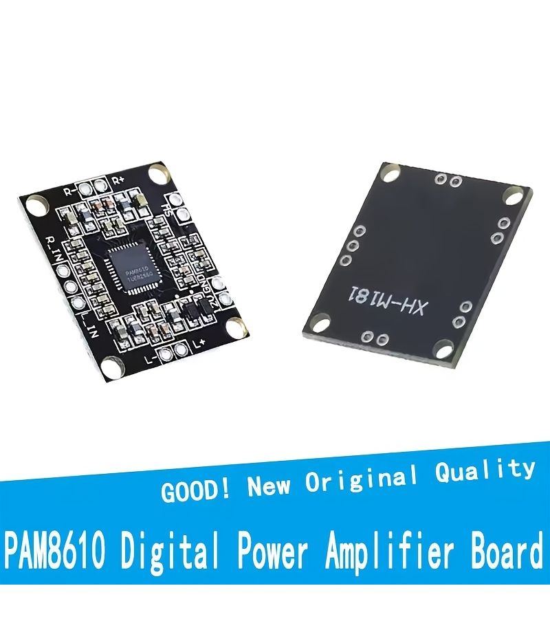 PAM8610 لوحة مضخم طاقة رقمي 2x15W قناتين مزدوجة استريو صغير فئة D لتضخيم الصوت لمشاريع السماعات DIY 5 قطع - Image 1