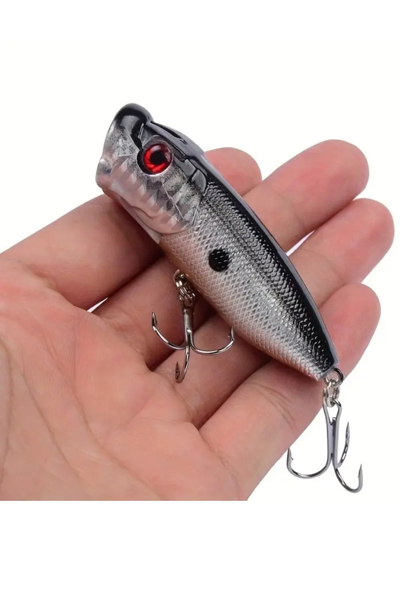 ZedForce Fishing Lures, 5Pcs Crank Bait Set Minnow Lures, Life-Like Swimbait Fishing Bait Crankbait, Bass Lures for Freshwater and Saltwater Trout Bass Salmon Fishing - Image 5