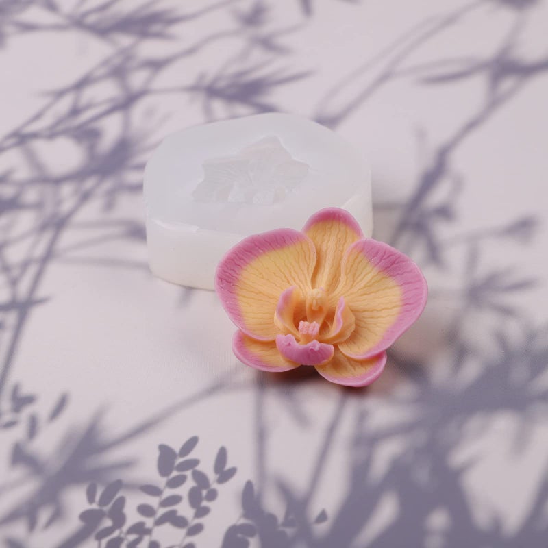 ESEDAGE Phalaenopsis Scented Candle Resin Mold - Resin Casting Silicone Molds for Home Decor & Candle Making Wave Spiral Mold - Image 4