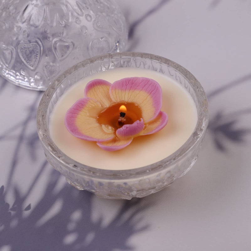 ESEDAGE Phalaenopsis Scented Candle Resin Mold - Resin Casting Silicone Molds for Home Decor & Candle Making Wave Spiral Mold - Image 3